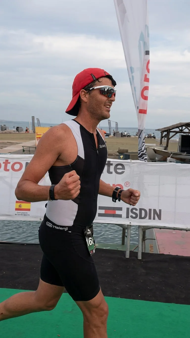 Corriendo el segmento a pie con el circuito ya casi vacío